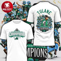 Tulane Green Wave American Football Champions Celebration 2025 Two Sided Shirt