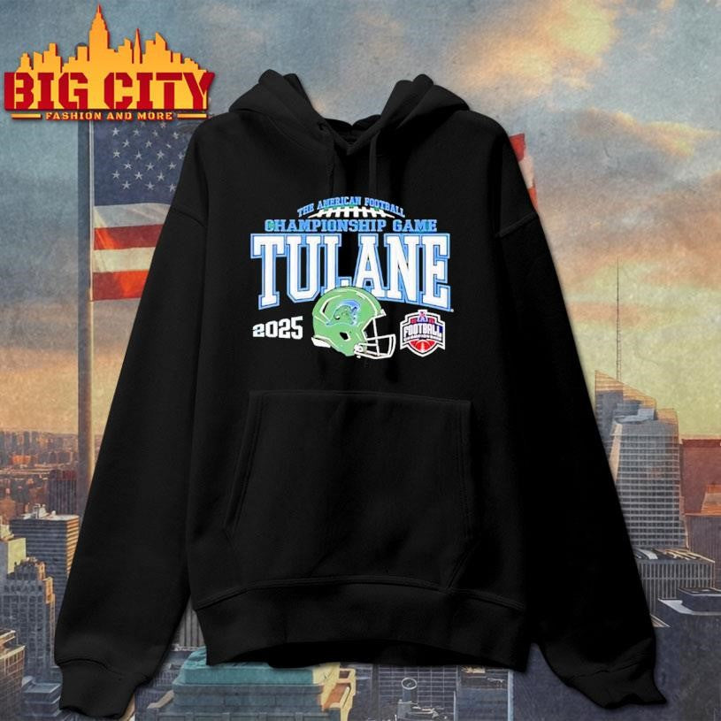 Tulane Green Wave Green 2025 Acc Football Championship Game Shirt