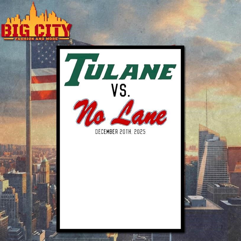 Tulane Vs No Lane 2025 Shirt