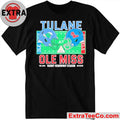 Tulane vs. Ole Miss 2025 College Football Playoff University Football Playoffs at Vaught-Hemingway Stadium Logo Shirt