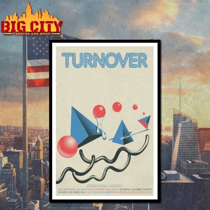 Turnover Tour Columbia Theater, Berlin, Germany Sep 02, 2025 Poster Shirt