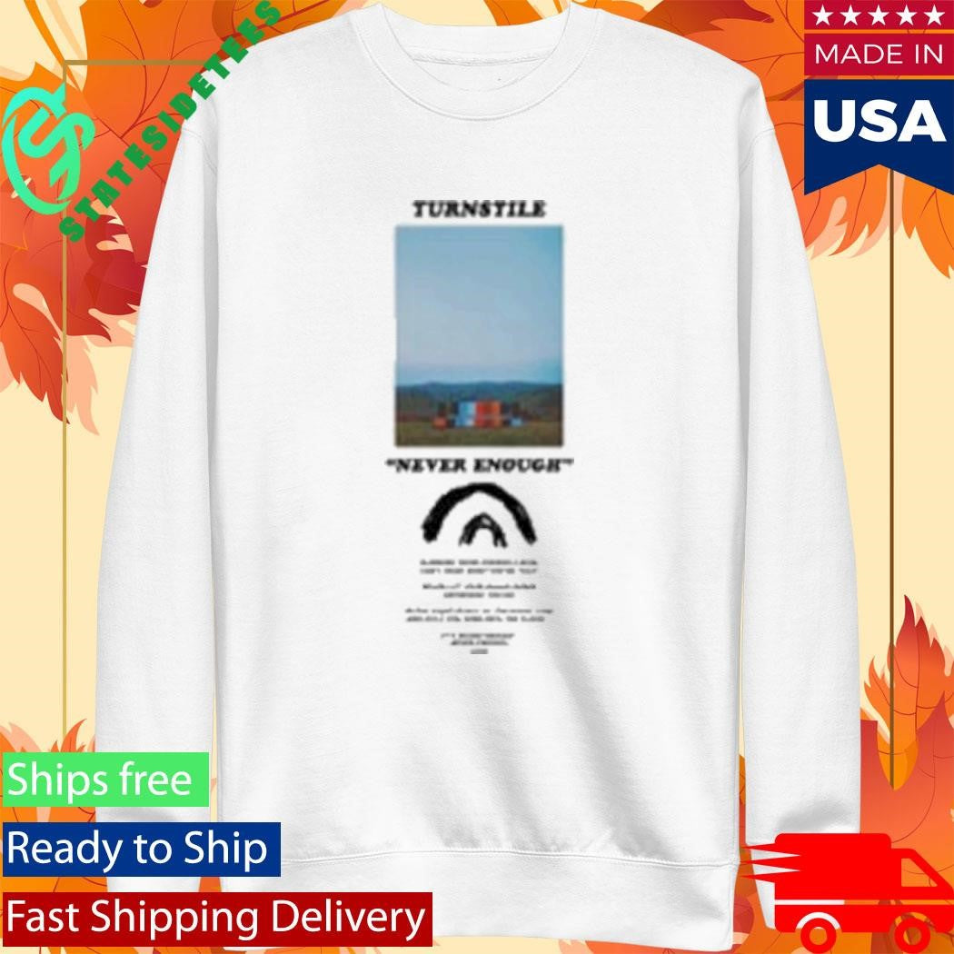 Turnstile Never Enough Stage Maroon Shirt