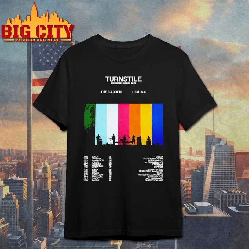 Turnstile The Never Enough Tour 2025 shirt