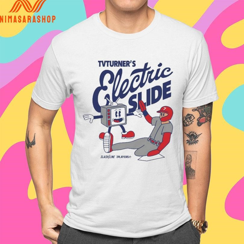 Tvturner’s Electric Slide Philadelphia Phillies Trea Turner Superstar Cartoon Shirts