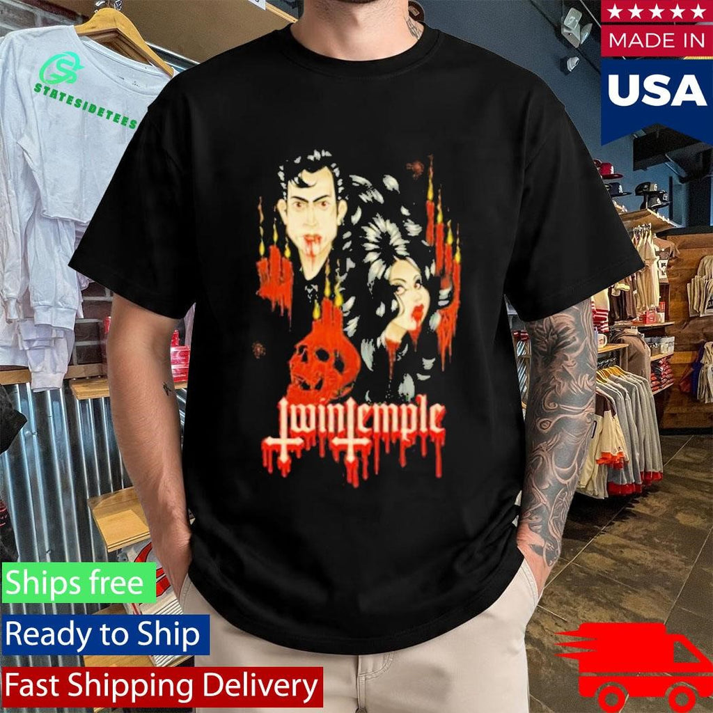 Twin Temple Animated Black Mass Shirt