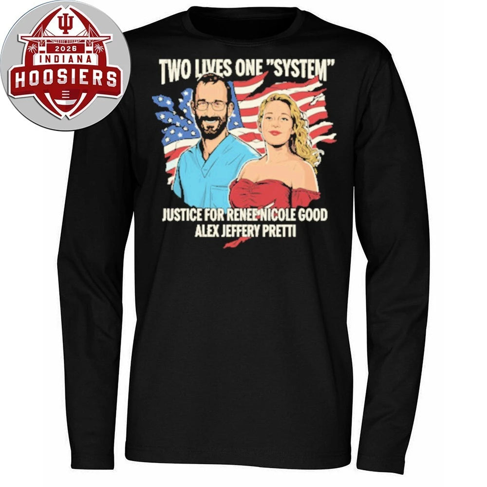 Two Lives One System Jytice For Renne Nicole Good Alex Jeffery Pretti T-Shirt