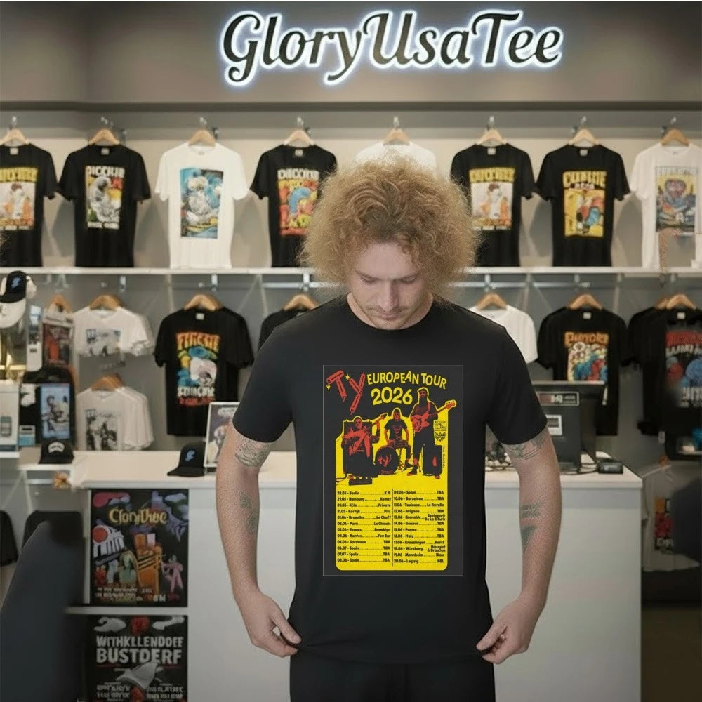 Ty4listening European Tour 2026 Poster Shirt