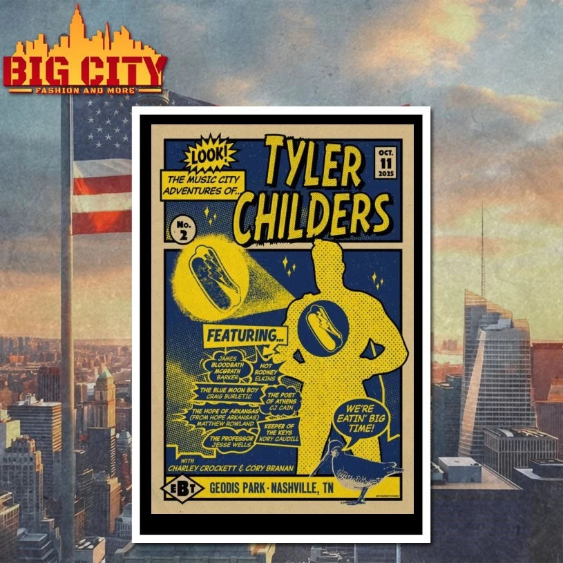 Tyler Childers 10.11.2025 Nashville TN Poster Shirt