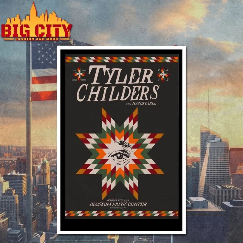 Tyler Childers Blossom Music Center in Cuyahoga Falls, OH Oct 7 2025 Poster Shirt