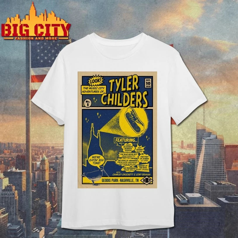Tyler Childers Oct 10 2025 GEODIS Park in Nashville TN Poster shirt