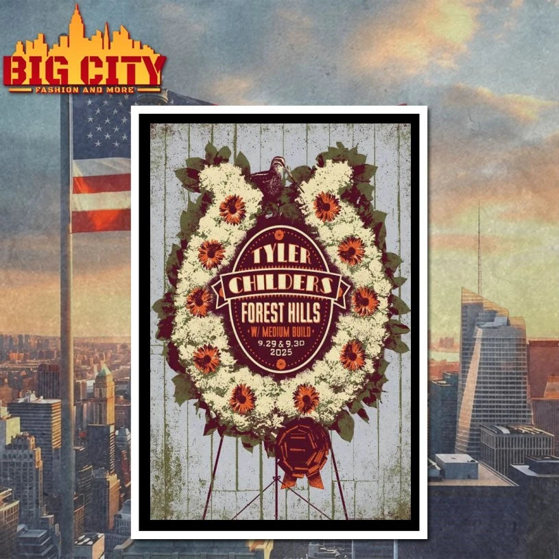 Tyler Childers September 29-30 2025 Forest Hills Event Poster Shirt