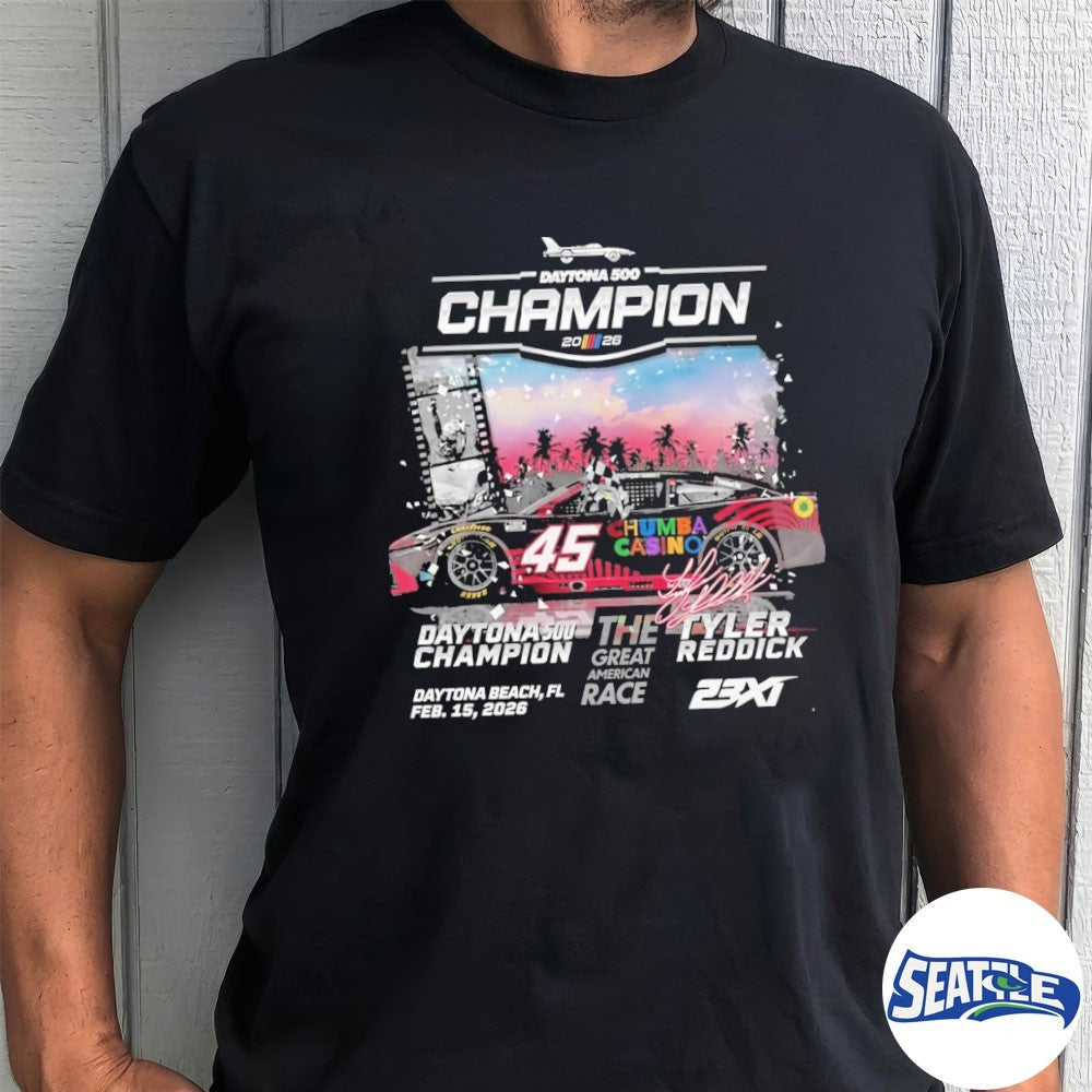 Tyler Reddick 2026 Daytona 500 Champion 23Xi Racing Great American Race Winner shirt