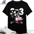 Tyler Reddick 23xi Racing 3 For 3 Nascar Echopark Speedway T-shirts