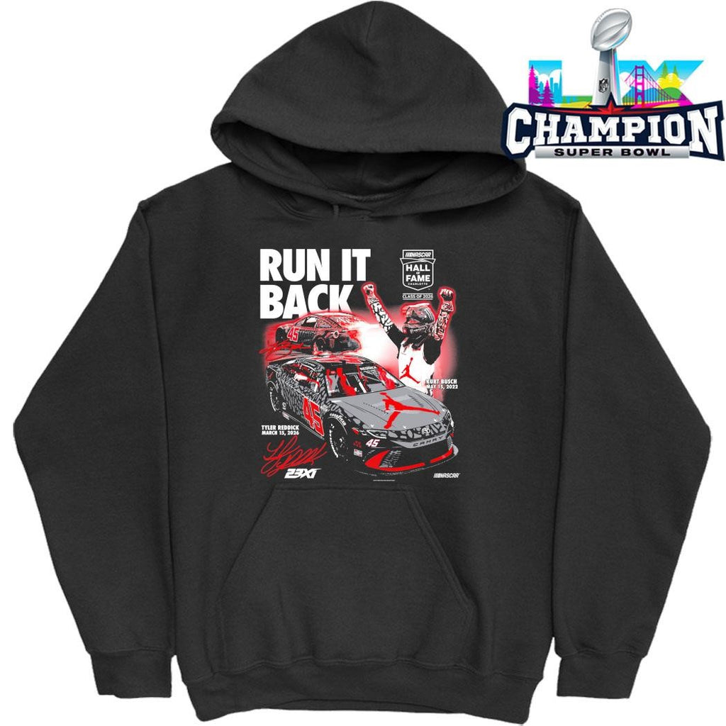 Tyler Reddick And Kurt Busch23xi Racing Run It Back Shirt