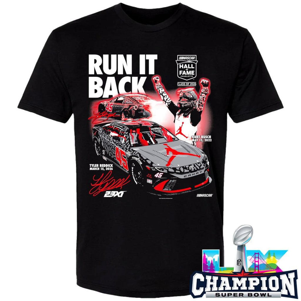 Tyler Reddick And Kurt Busch23xi Racing Run It Back Shirt