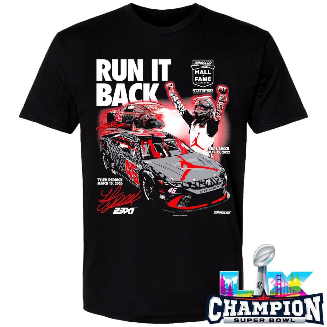 Tyler Reddick And Kurt Busch23xi Racing Run It Back Shirt