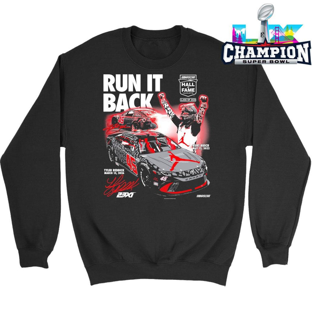 Tyler Reddick And Kurt Busch23xi Racing Run It Back Shirt