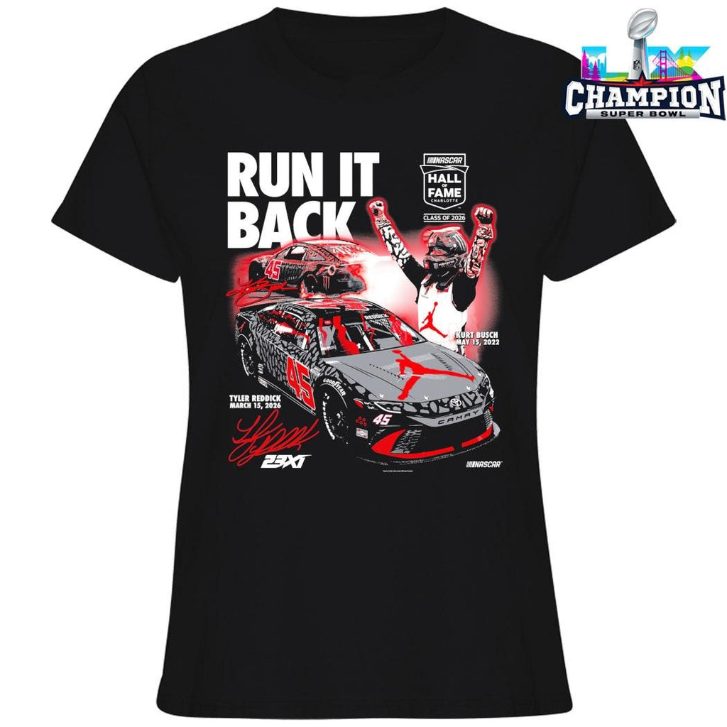 Tyler Reddick And Kurt Busch23xi Racing Run It Back Shirt