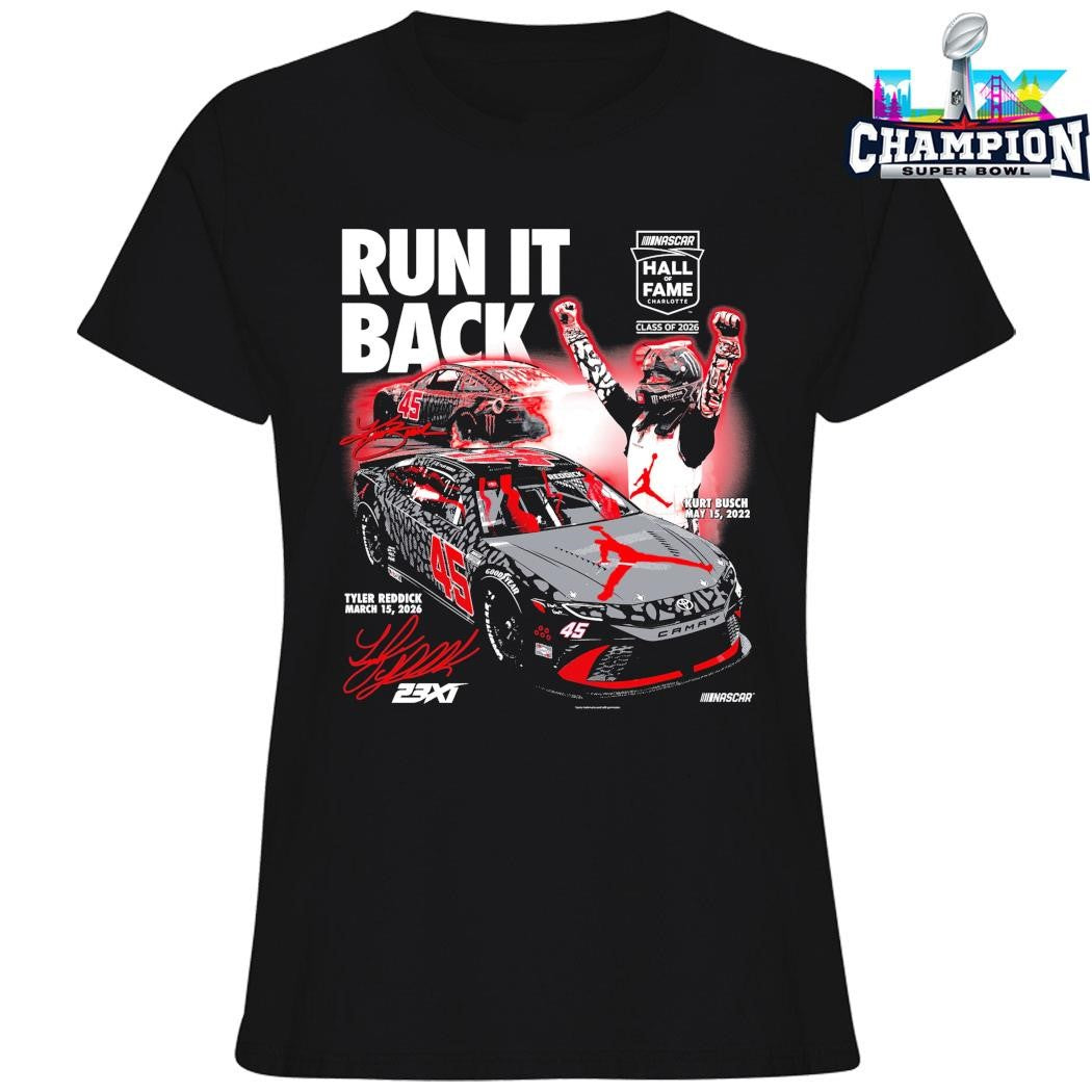Tyler Reddick And Kurt Busch23xi Racing Run It Back Shirt