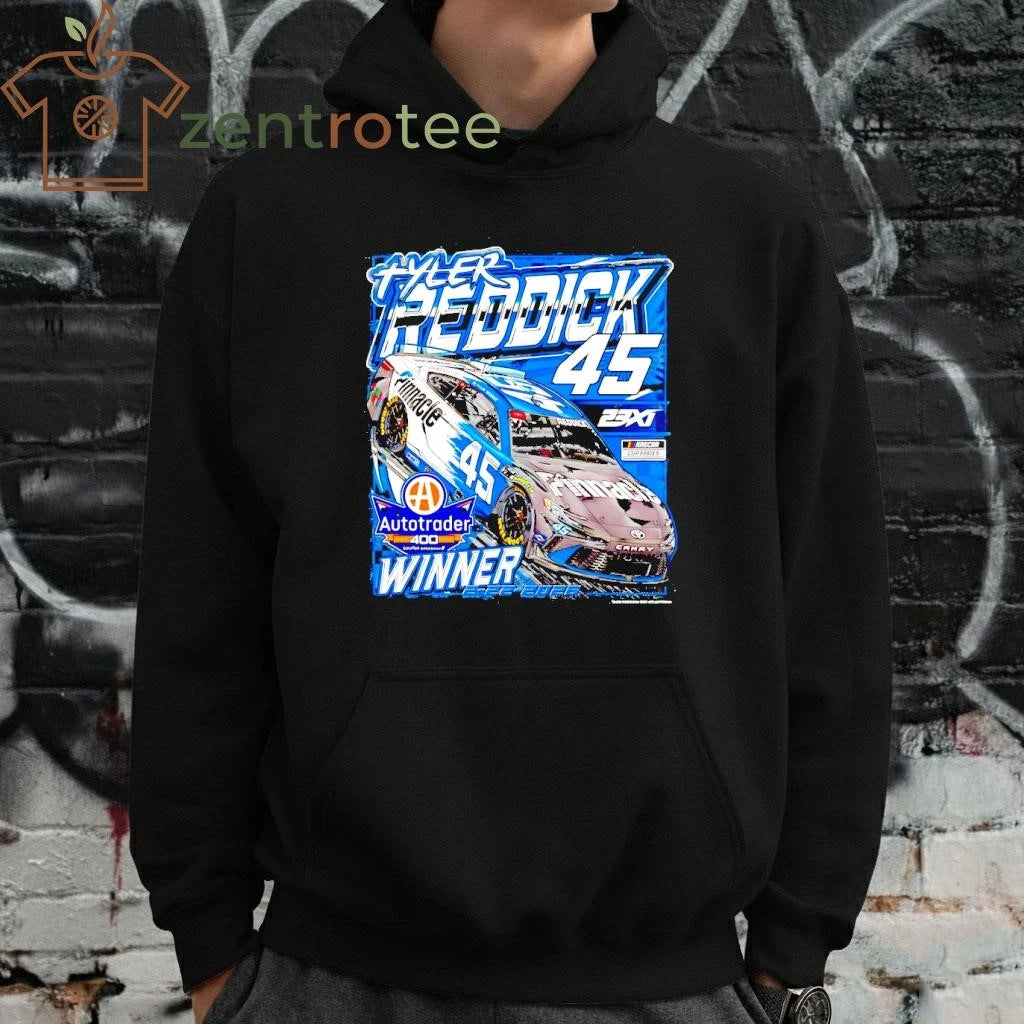 Tyler Reddick Autotrader 400 Race Winner 2 22 2026 car 45 tee