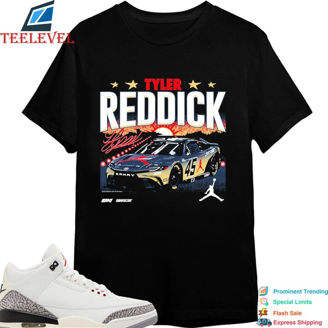 Tyler Reddick Classic Ink Scheme Nascar T-Shirts