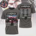 Tyler Reddick Daytona 500 Champion 2026 Racing Graphic Two Sided Shirt