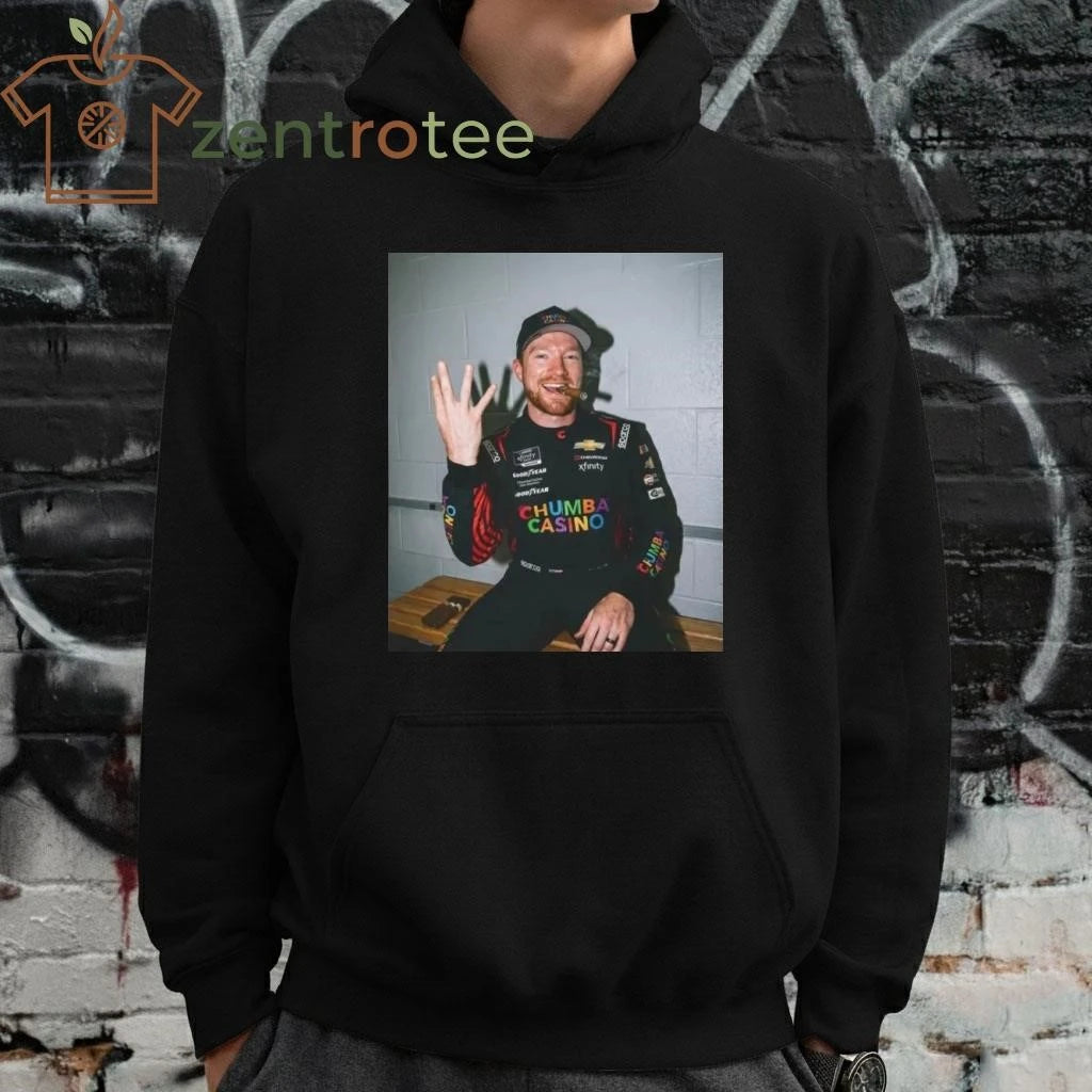 Tyler Reddick MJ Three Peat cigar photo tee