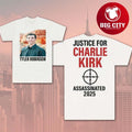 Tyler Robinson Justice For Charlie Kirk Assassinated 2025 Two Sided Shirt