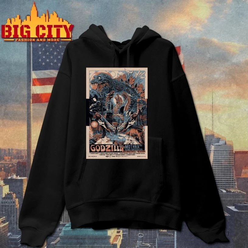 Tyler Stout GMK Giant Monsters All-Out Attack Poster shirt
