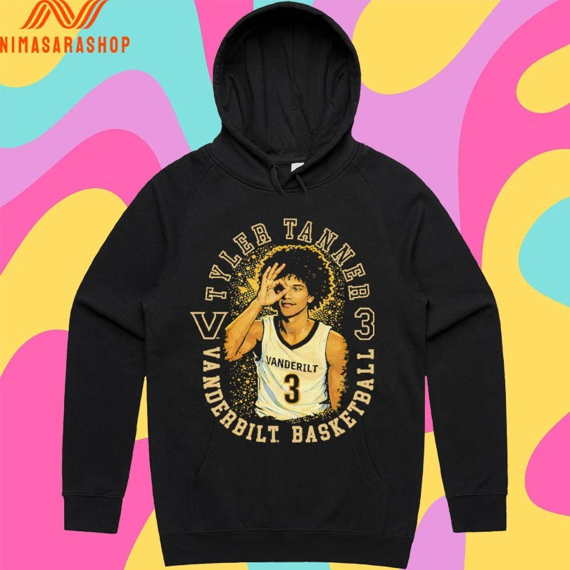 Tyler Tanner 3 Vanderbilt Commodores Basketball Shirts