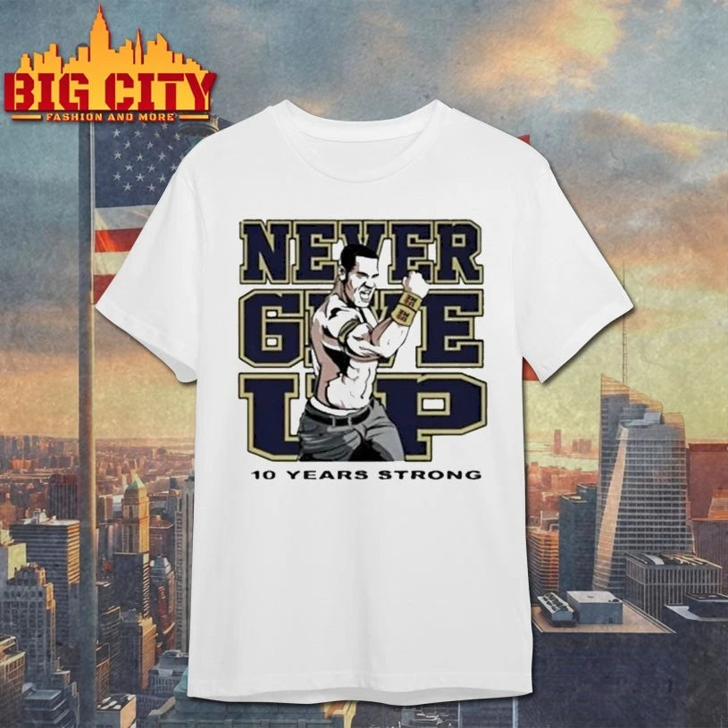 Tyrese Haliburton John Cena Never Give Up 10 Years Strong shirt