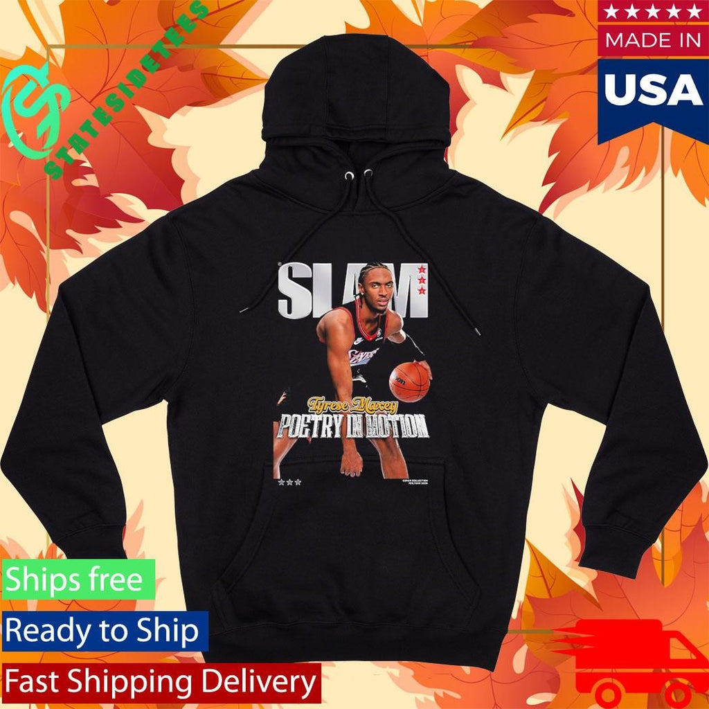 Tyrese Maxey On The SLAM 260 Magazine Poetry In Motion February March 2026 T-Shirt