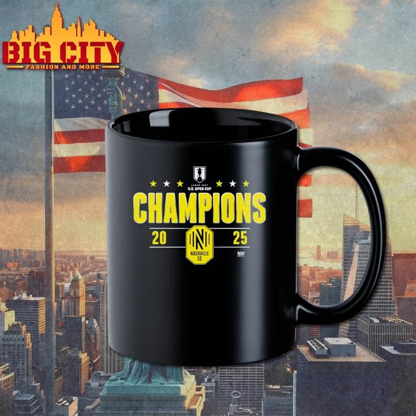 U.S. Open Cup 2025 Nashville SC Champions shirt