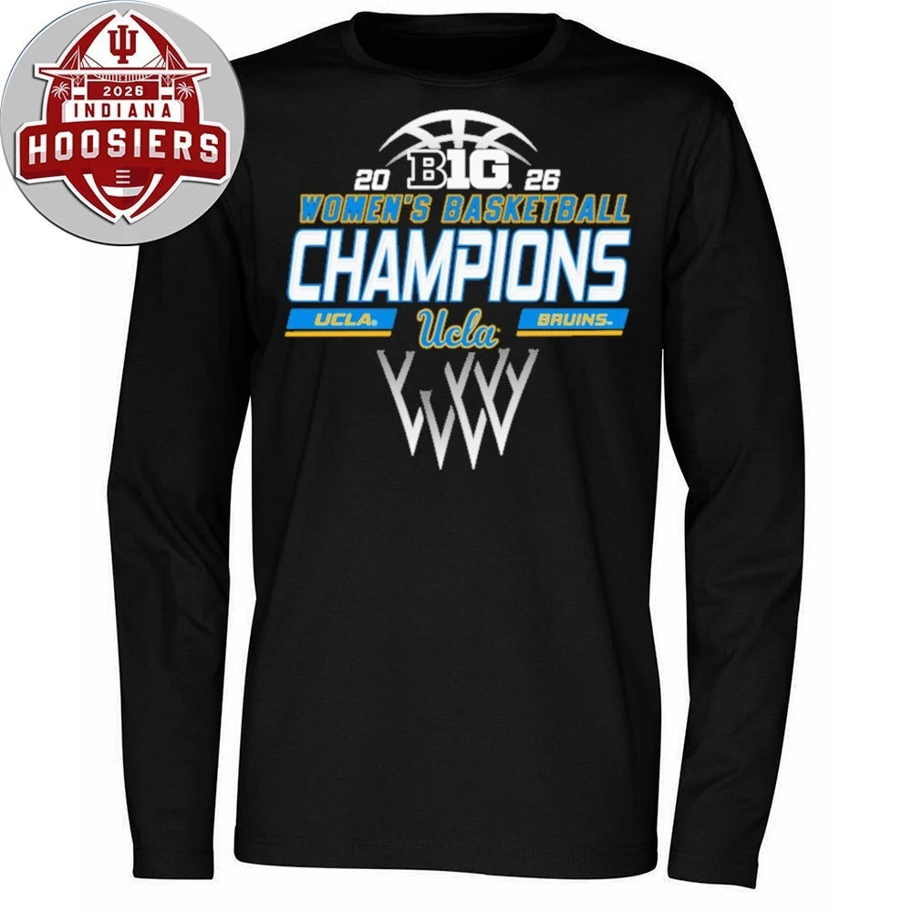 UCLA Bruins 2026 Big Ten Women’s Basketball Champions Logo T-Shirt