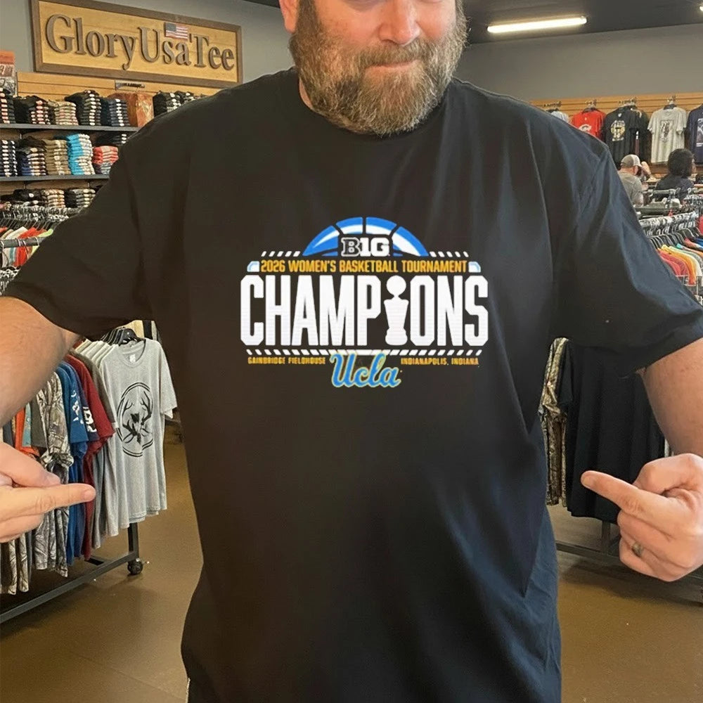 UCLA Bruins 2026 Big Ten Women’s Basketball Tournament Champions Shirt