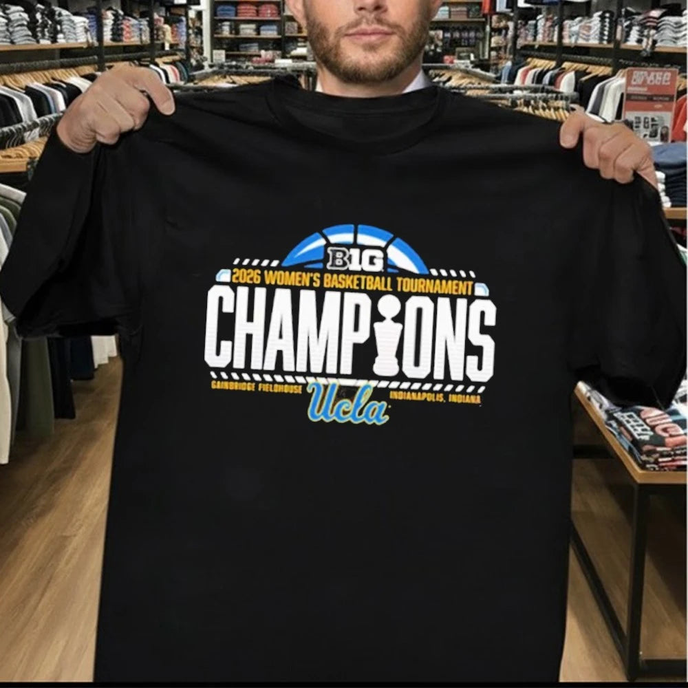 UCLA Bruins 2026 Big Ten Women’s Basketball Tournament Champions Shirt