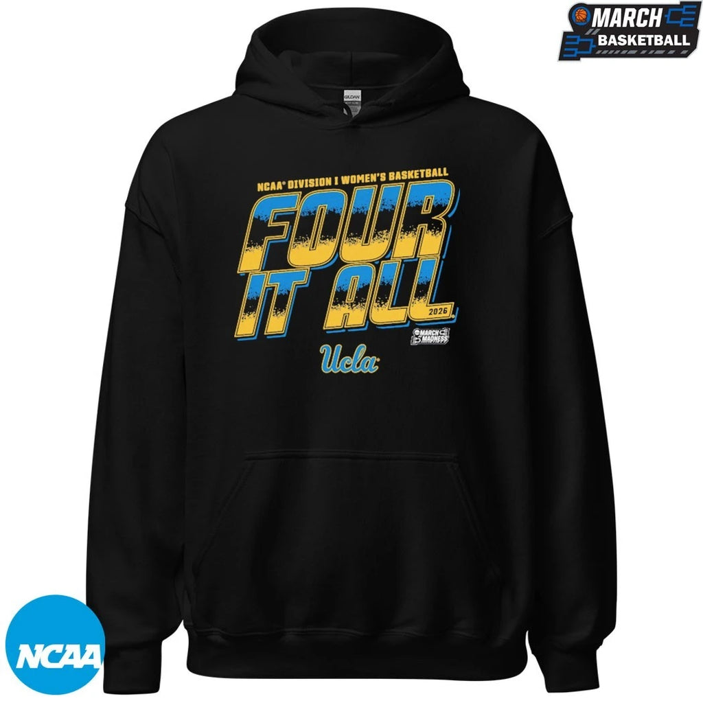 UCLA Bruins 2026 NCAA Division I Women’s Basketball Four It All March Madness T-shirts
