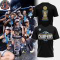 UCLA Bruins Basketball 2026 Big Ten Tournament Champions Logo Two Sided Graphic T-Shirt