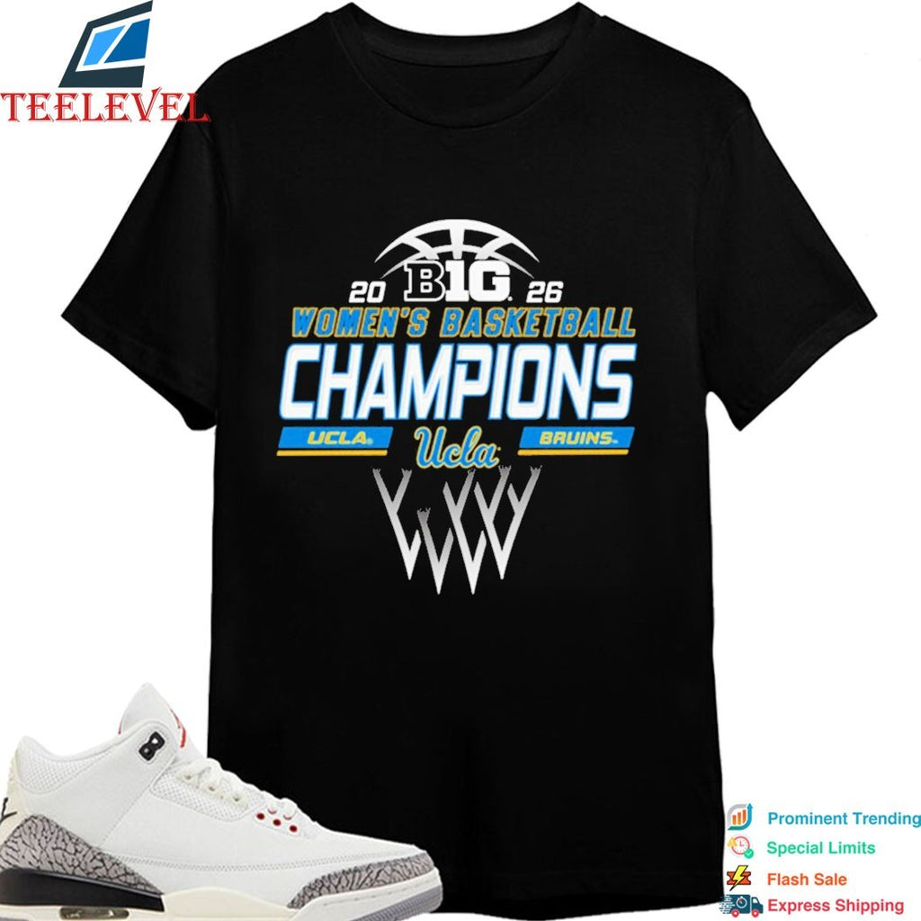 UCLA Bruins Big Ten Women’s Basketball Regular Season Champions 2026 T-Shirt