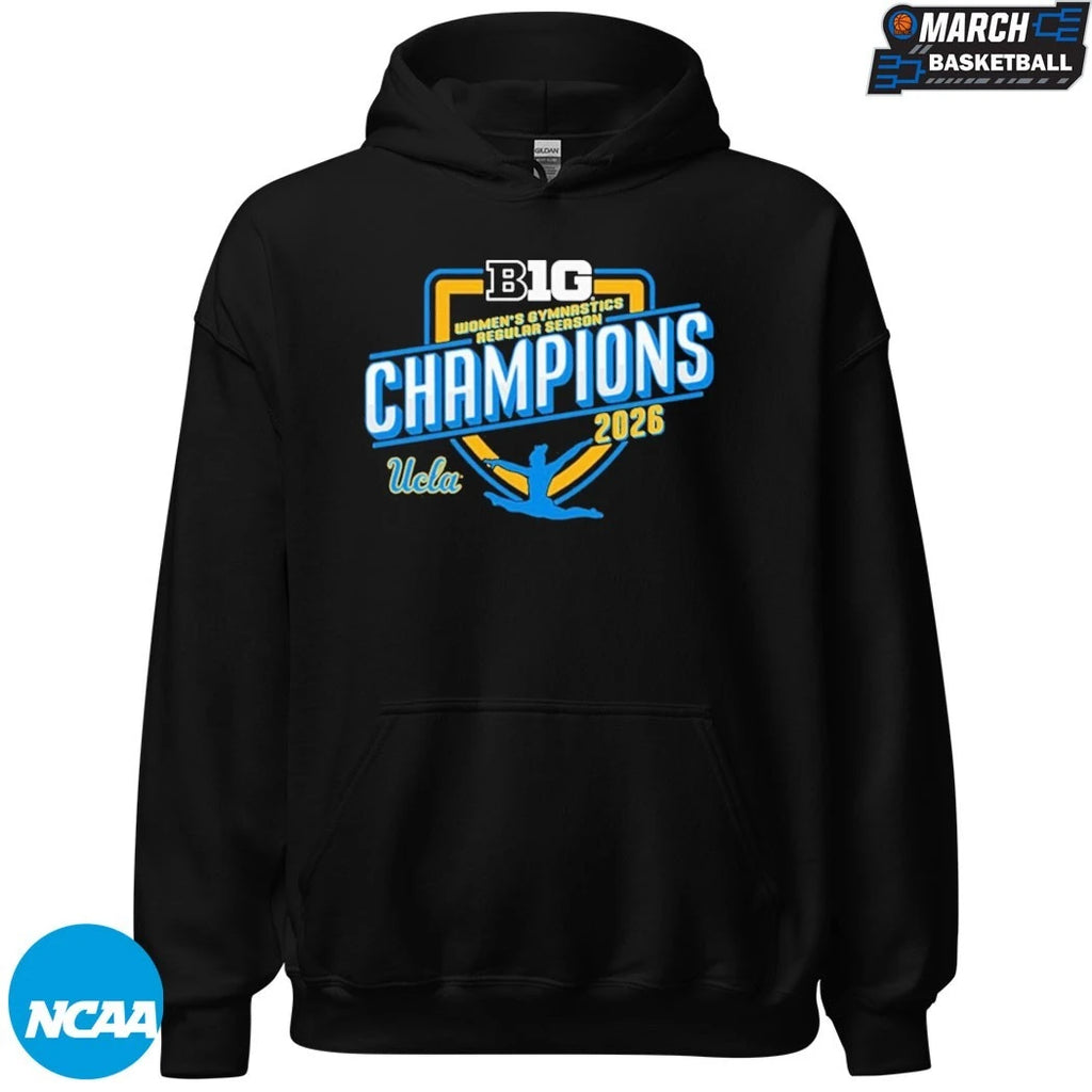UCLA Bruins Big Ten Women’s Gymnastics Regular Season Champions 2026 T-Shirts
