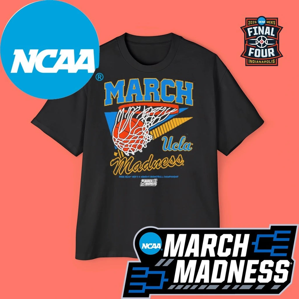 UCLA Bruins MBB &amp; WBB 2026 NCAA Men’s Basketball Championship March Madness Retro Swish Logo Shirt