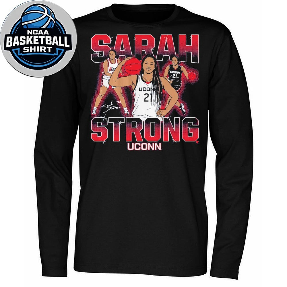 UConn Basketball Sarah Strong Masterpiece Signature T-Shirt