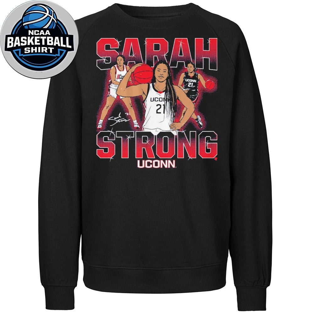 UConn Basketball Sarah Strong Masterpiece Signature T-Shirt