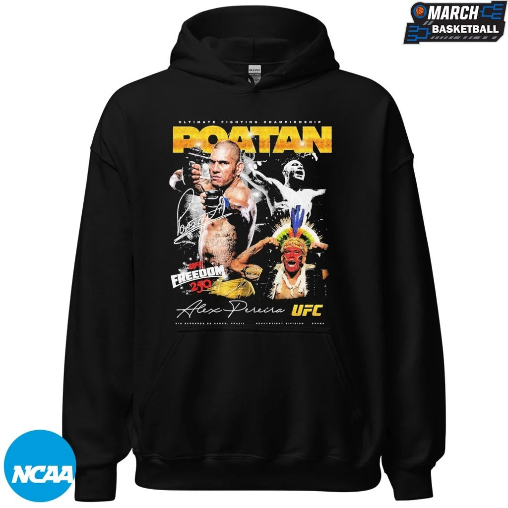 UFC Poatan Alex Pereira Ufc Freedom 250 T-Shirts
