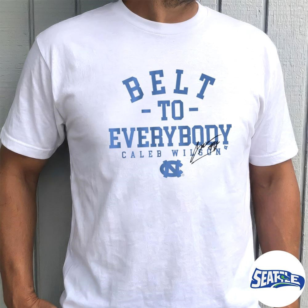 UNC Basketball Caleb Wilson Belt To Everybody Signature shirt