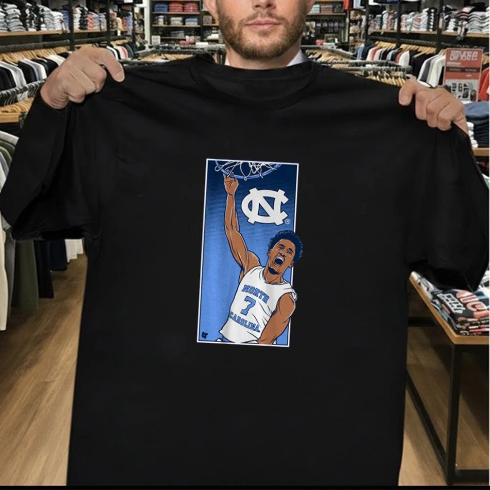 UNC Basketball Seth Trimble Signature Slam Shirt