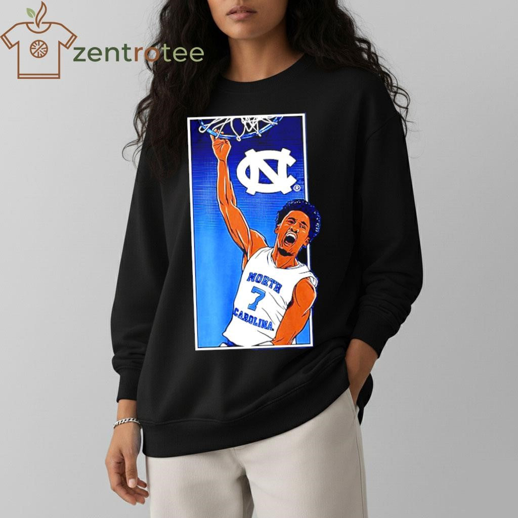 UNC Basketball Seth Trimble Signature Slam dunk shirt
