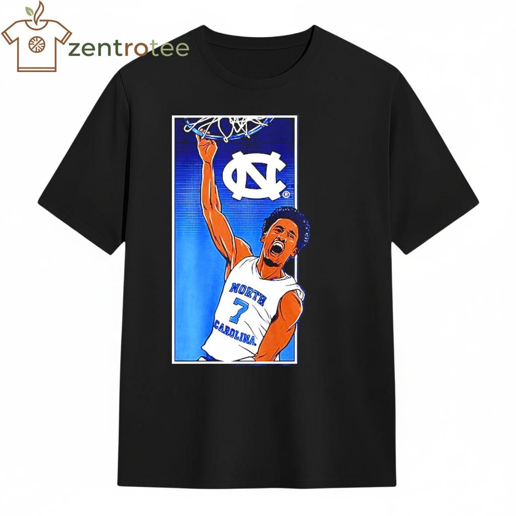 UNC Basketball Seth Trimble Signature Slam dunk shirt