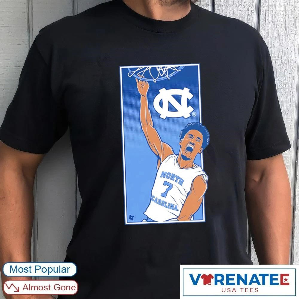 UNC North Carolina Tar Heels Basketball Seth Trimble Signature Slam shirt