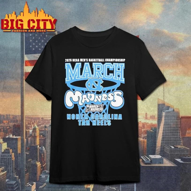 UNC Tar Heels 2026 NCAA Men’s Basketball Championship March Madness T Shirt